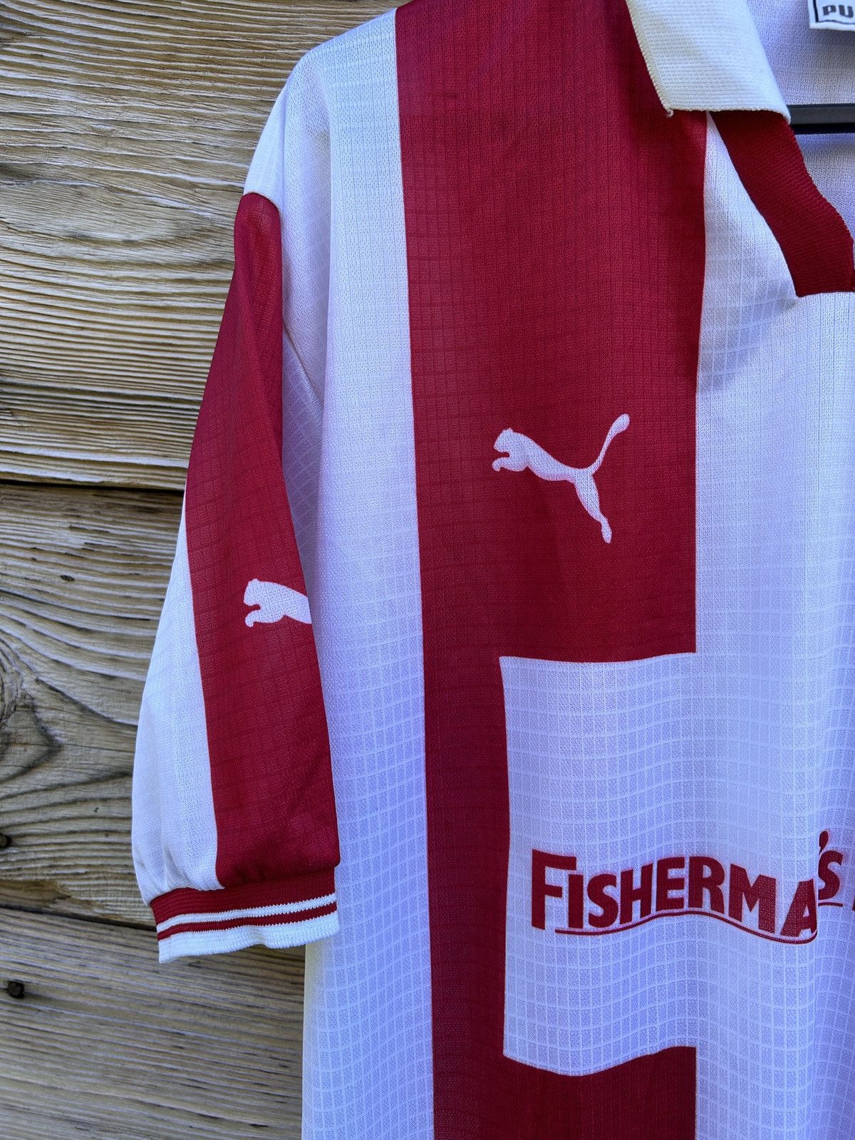 Puma 90s Vintage Puma Olympiacos Fc Unreleased Soccer Jersey Size US L / EU 52-54 / 3 - 5 Thumbnail