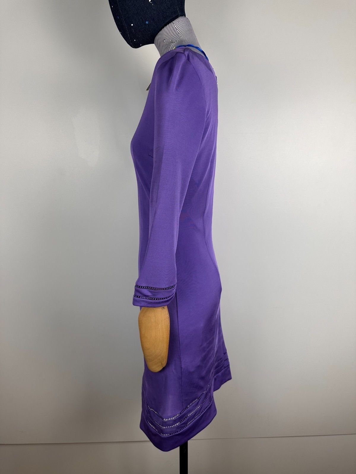 Versace Jeans Couture Versace Jeans Couture Dress Purple Size US6 IT42 Size M / US 6-8 / IT 42-44 - 4 Thumbnail