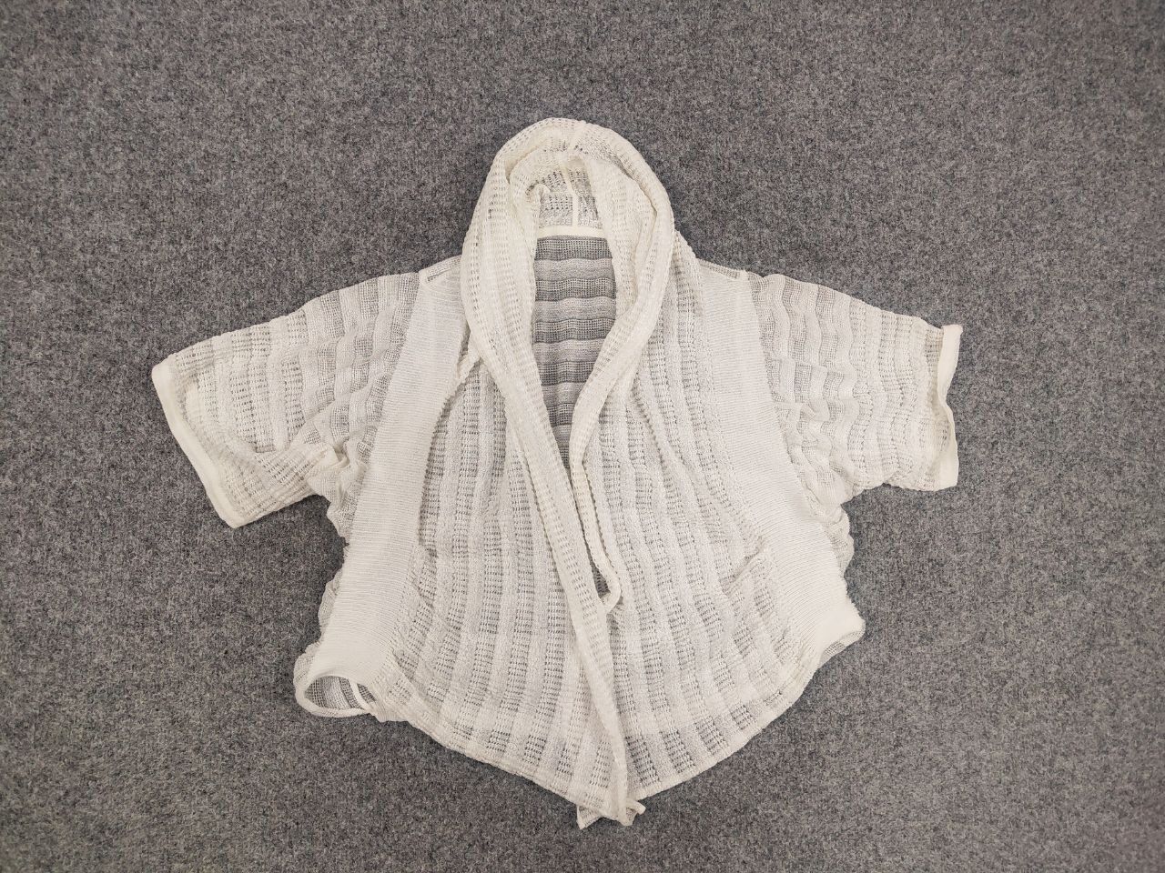 Issey Miyake Vintage Issey Miyake HaaT Lace Knit Bolero open front draped Size S / US 4 / IT 40 - 7 Thumbnail