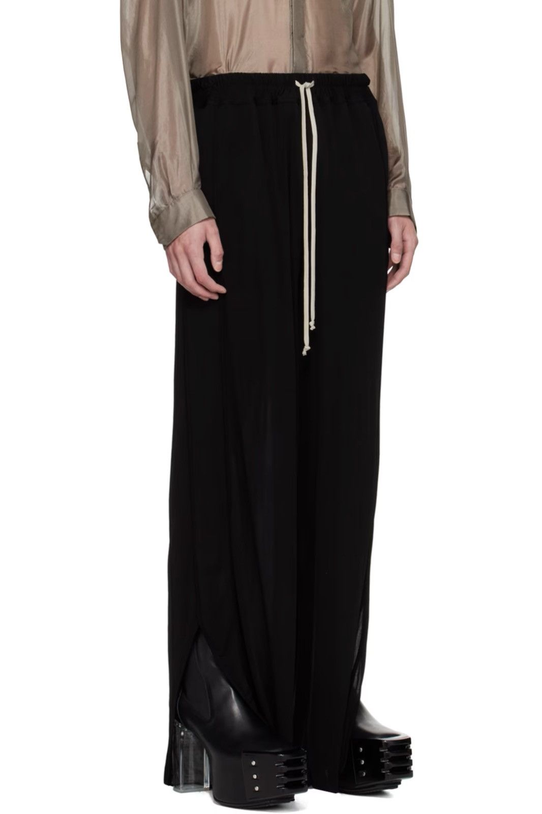 Rick Owens NWT Rick Owens S/S24 Lido Cupro Track Pants Size US 30 / EU 46 - 1 Thumbnail