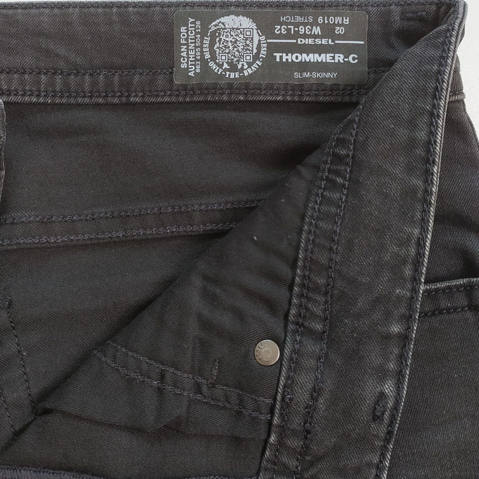Diesel Diesel THOMMER-C L.32 MENS JEANS T/9616 Size US 36 / EU 52 - 5 Thumbnail