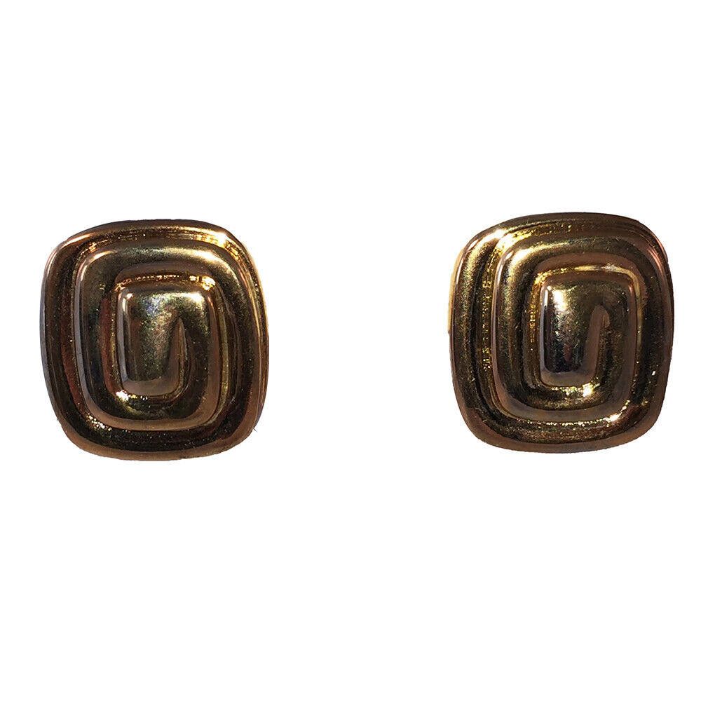 Givenchy Givenchy Greek Aztec Key Pattern Clip On Earrings Size ONE SIZE - 2 Thumbnail