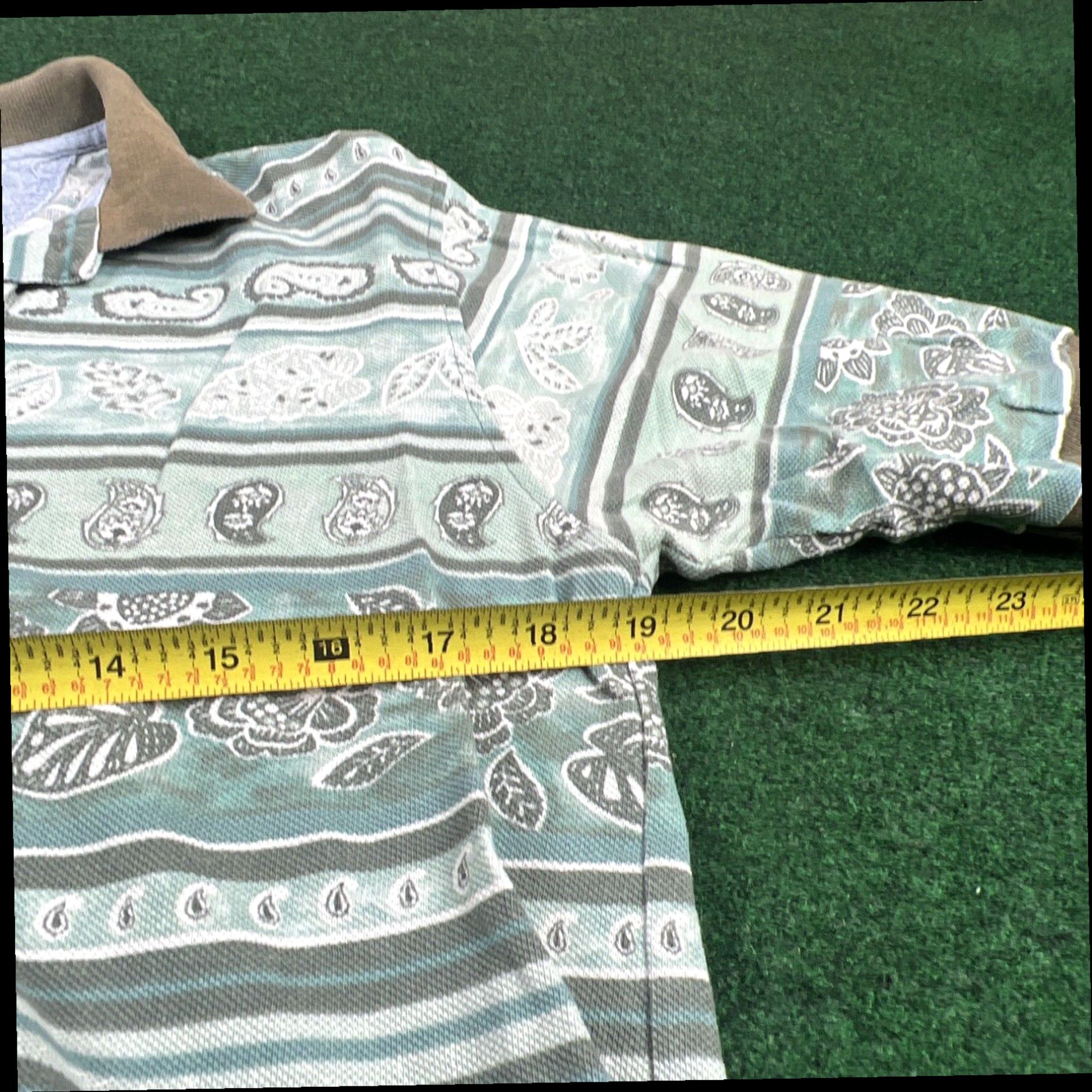 Vintage LANDS END Beach Sea Shells Floral Polo- T Shirt S 8-10 Size S / US 4 / IT 40 - 5 Thumbnail