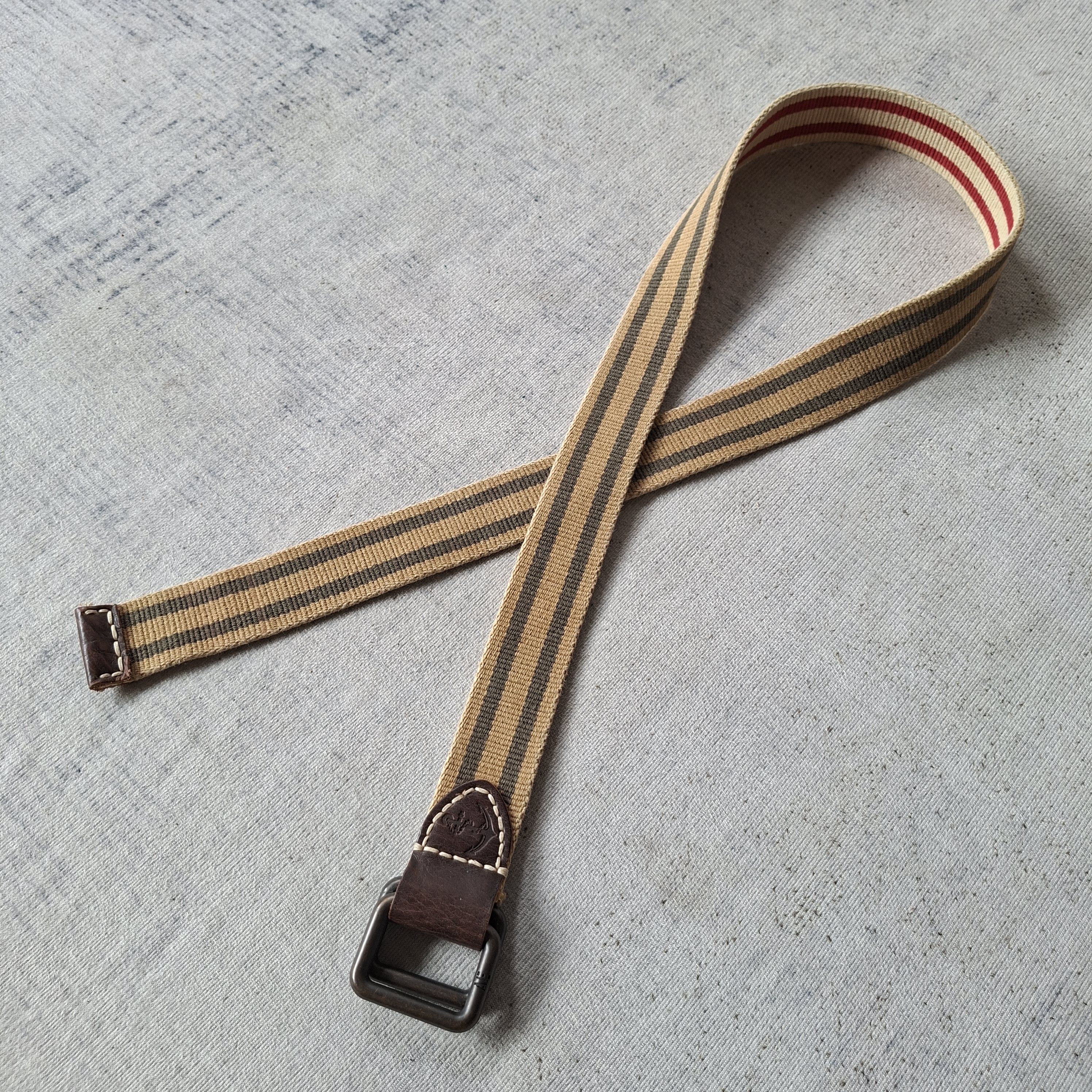 American Eagle Outfitters 🧭 AE American eagle navy style 2 away canvas webbing belt Size ONE SIZE - 8 Thumbnail