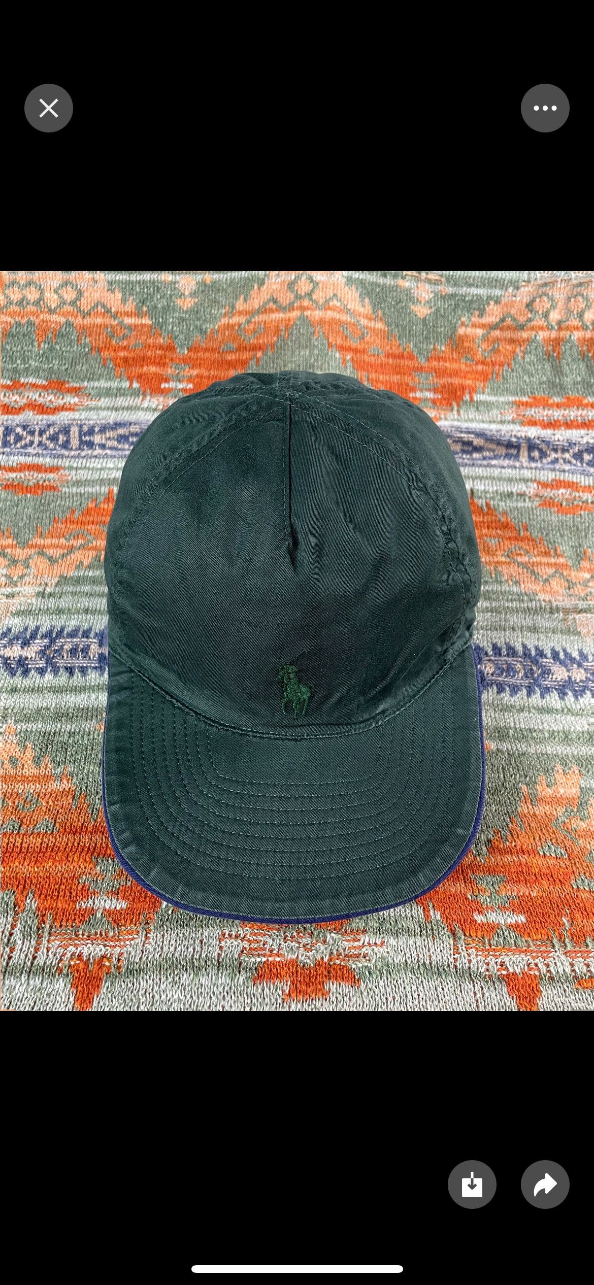 RLX Ralph Lauren × Ralph Lauren Ralph Lauren Polo Golf Double-sided Soft Baseball Hat Cap Size ONE SIZE - 4 Thumbnail