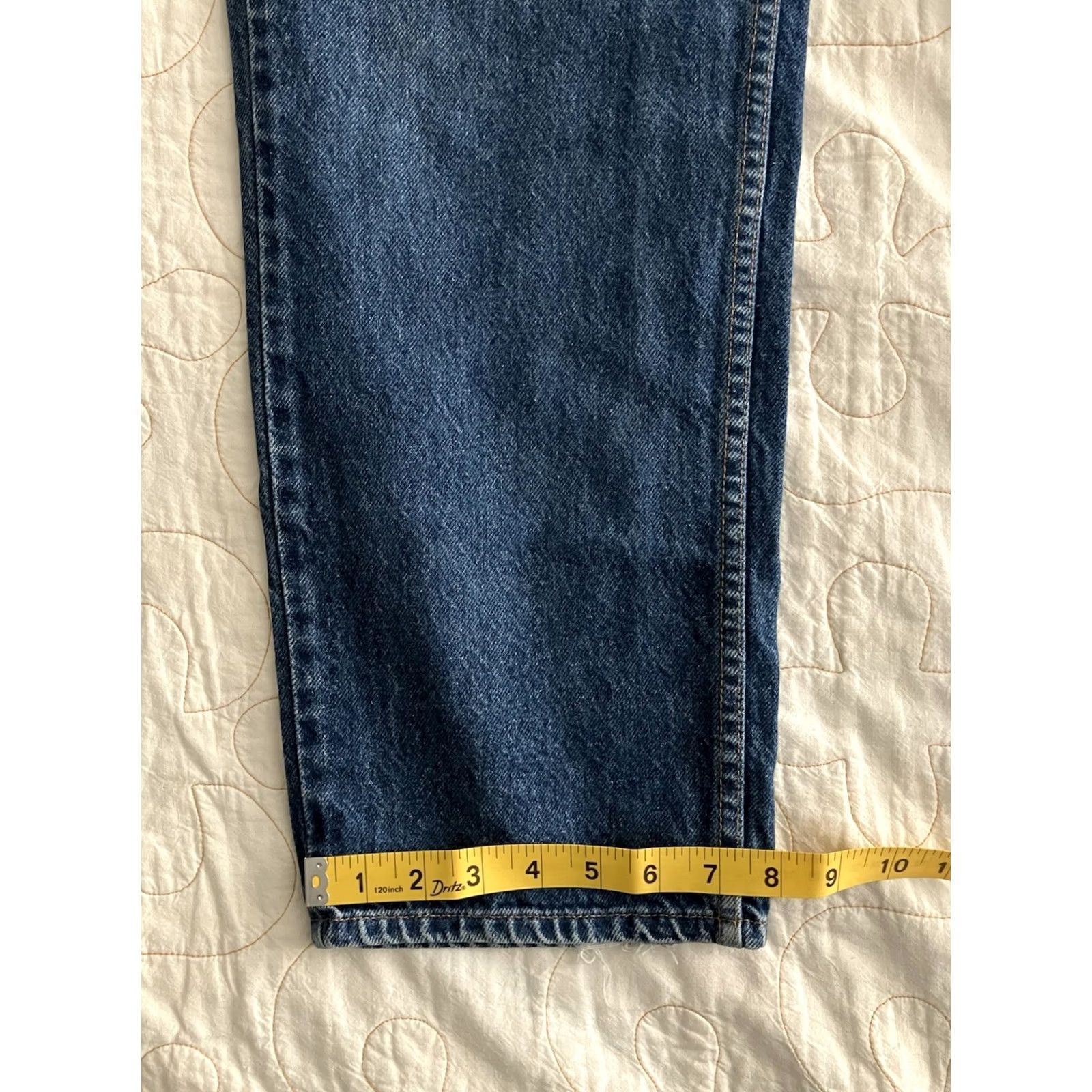 Levi's VINTAGE Levi's 505 Mens 36x30 Jeans Blue Denim Regular Fit 5-Pocket 90s Orange Tab USA Classic Girls? Size US 36 / EU 52 - 3 Thumbnail