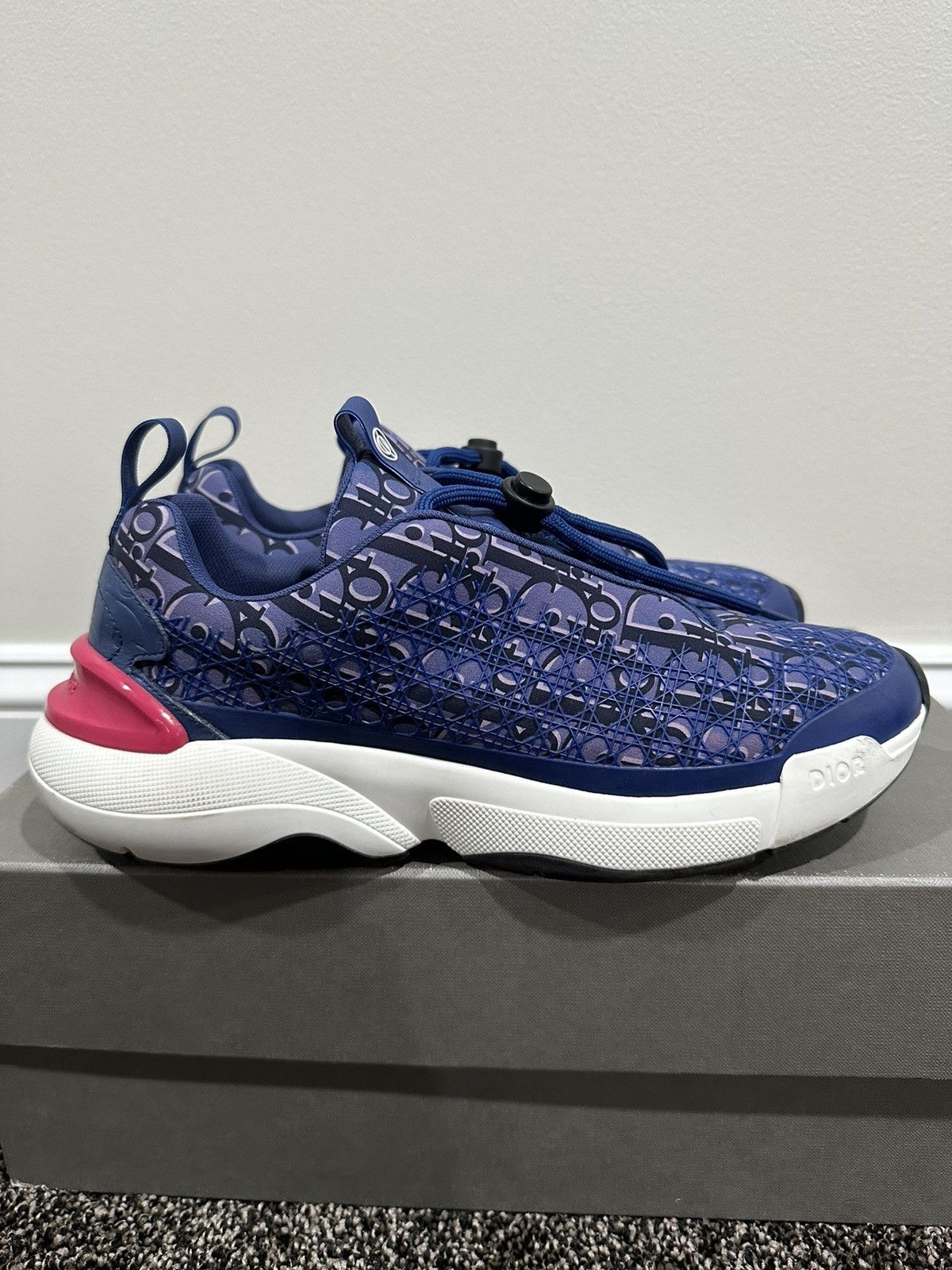 Dior Dior B24 Oblique / Monogram Purple Runner Techincal Shoes Size US 7 / EU 40 - 4 Thumbnail