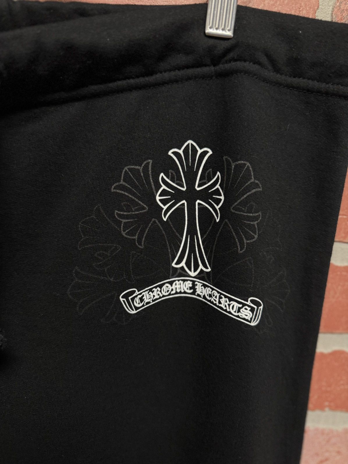 Chrome Hearts × Vintage Chrome Hearts Vintage Black White Sweatpants SZ Large Size US 33 - 5 Thumbnail