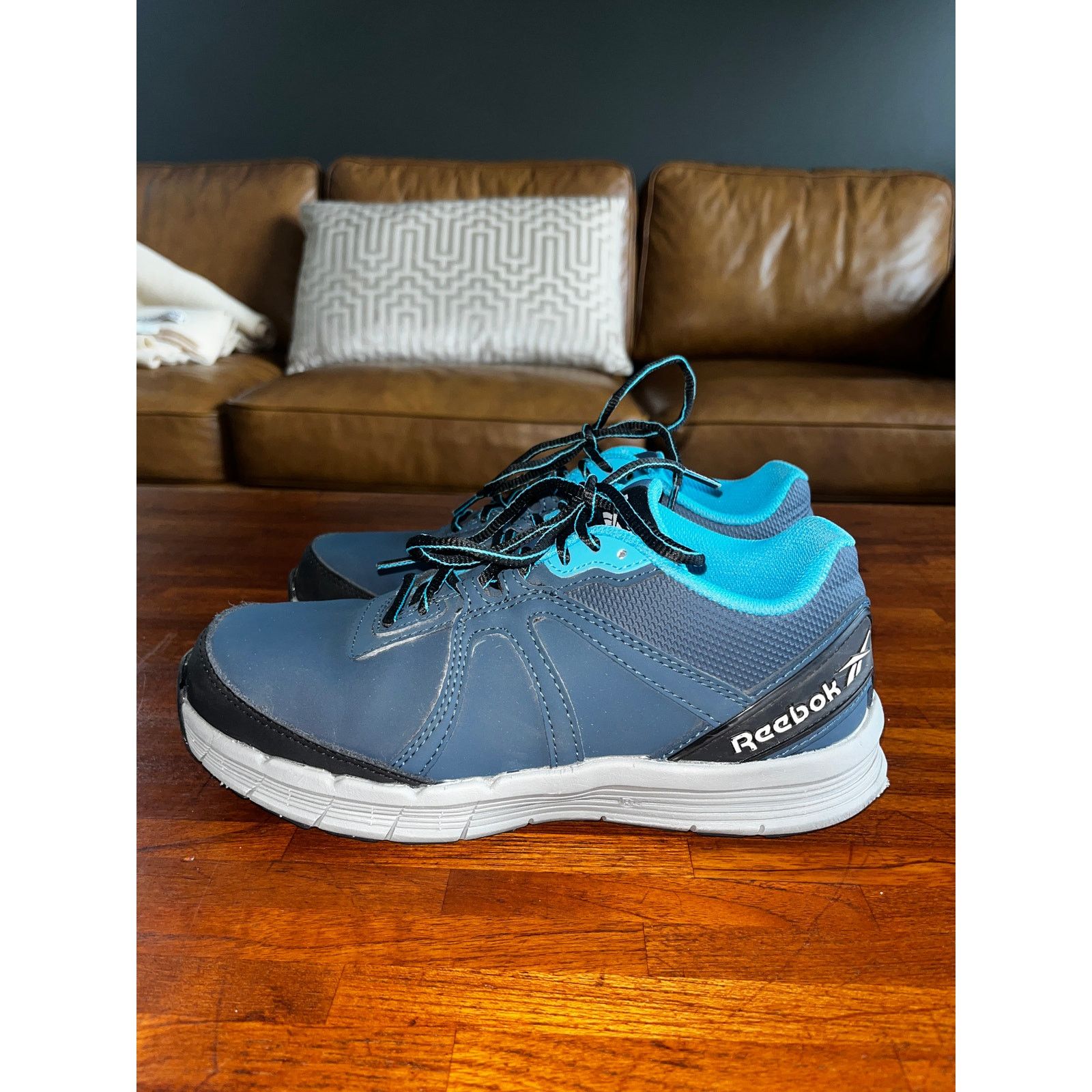Reebok Reebok Steel Toe EH Guide Cross Trainer Work Shoes Blue 8M Size US 8 / IT 38 - 3 Thumbnail