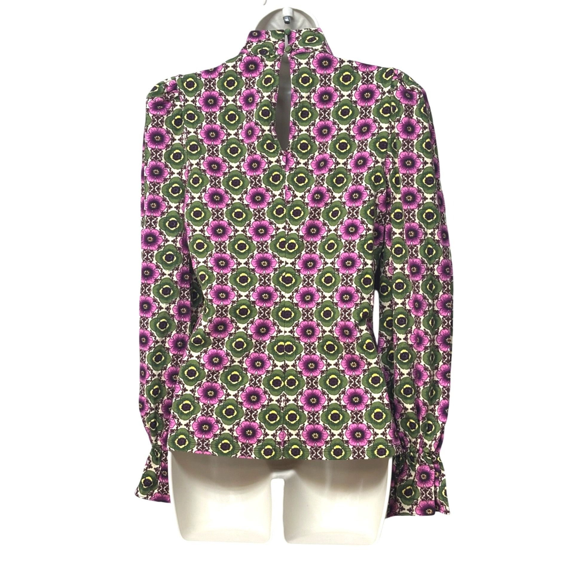 Other INC International Concepts Printed Ruffled Top, Bev Floral, Size S / US 4 / IT 40 - 4 Thumbnail