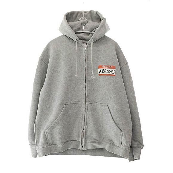 Vetements VETEMENTS Hello My Name is zip hoodie Size Size XS Size US XS / EU 42 / 0 - 1 Thumbnail