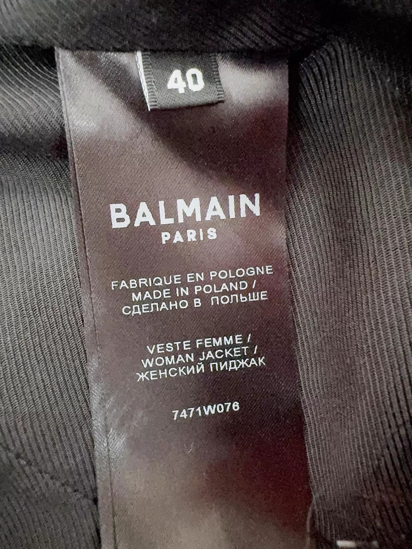 Balmain Balmain New Tweed Jacket Size 40 Size S / US 4 / IT 40 - 6 Thumbnail
