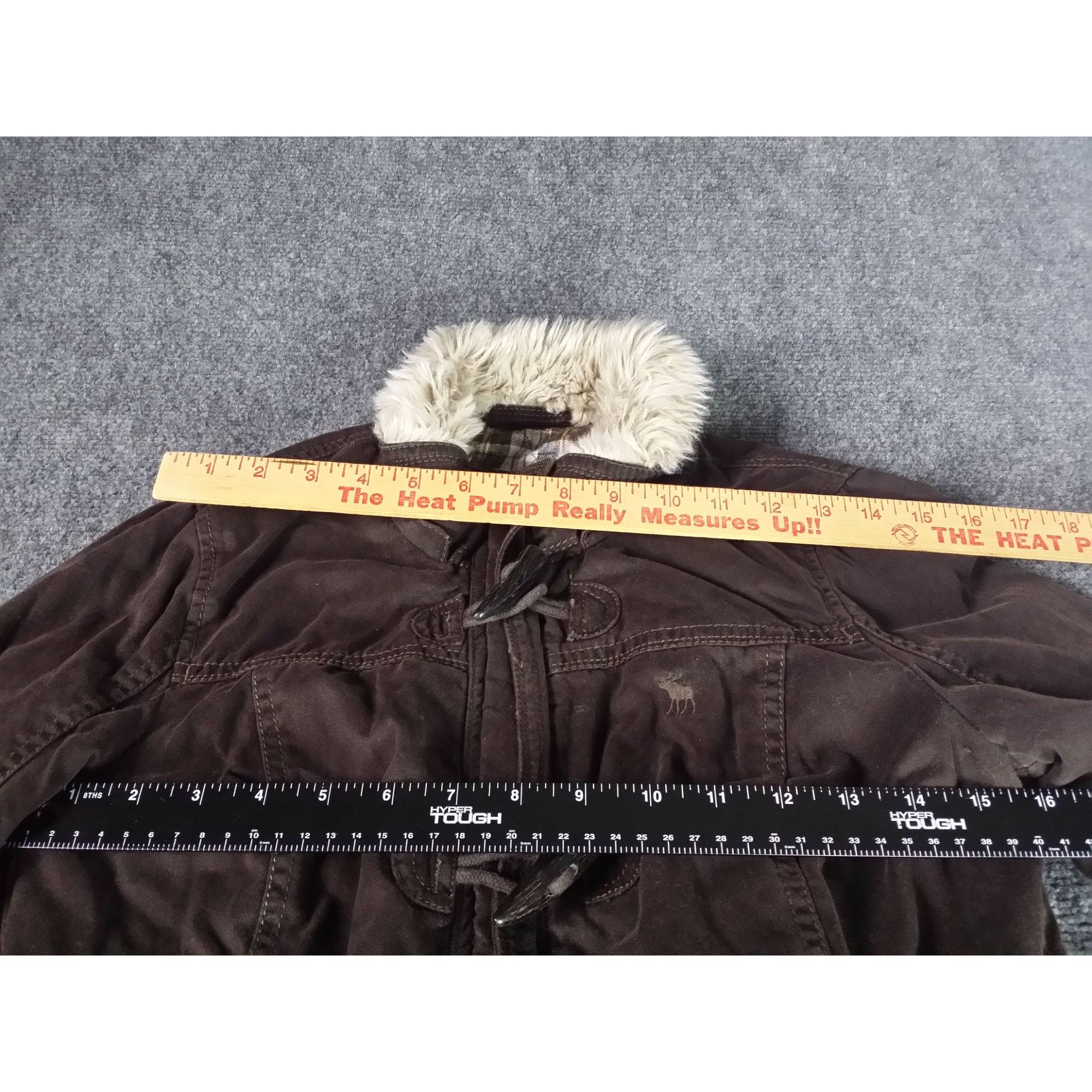 Abercrombie & Fitch Abercrombie & Fitch Zip Up Winter Jacket Women Sz M Brown Fa Size M / US 6-8 / IT 42-44 - 4 Thumbnail