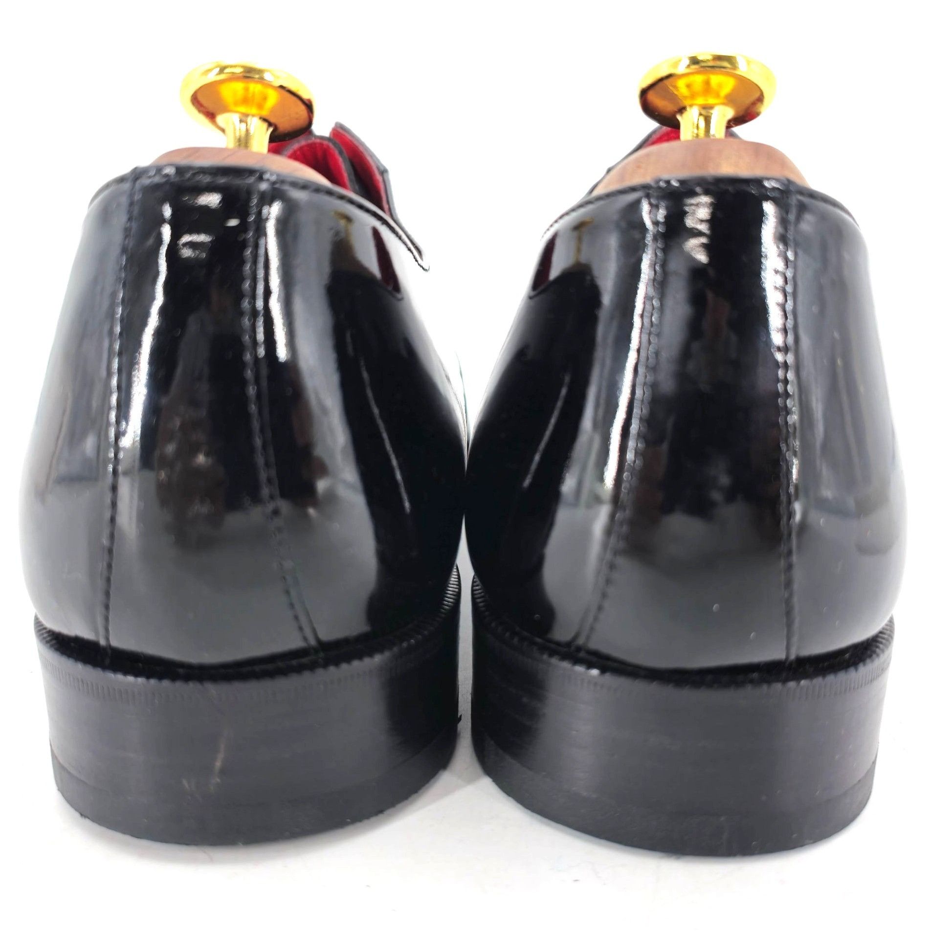 Bally Bally Italy Black Patent Leather Formal Dress Shoes Mens 10D Size US 10 / EU 43 - 6 Thumbnail