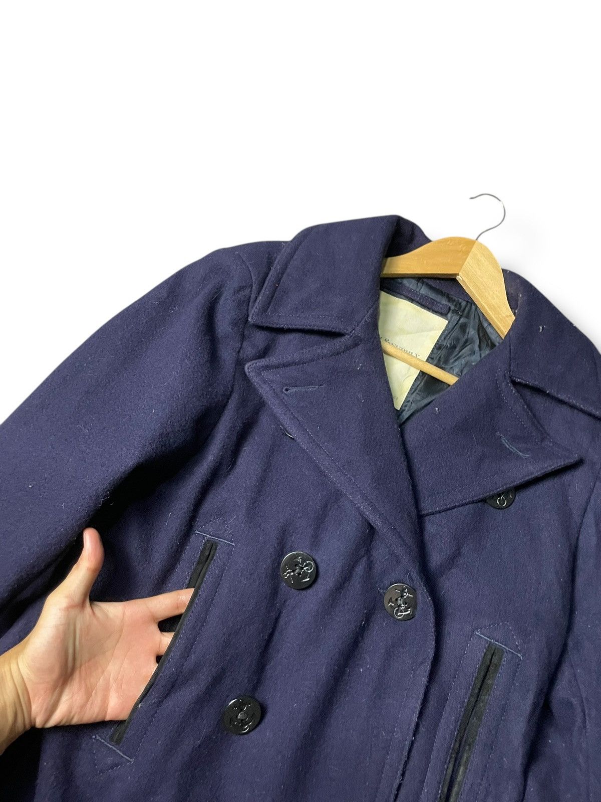 Japanese Brand × Ralph Lauren × Vintage Ralph Lauren Denim&Supply Wool Peacoat (102) Size US XXS / EU 40 - 5 Thumbnail