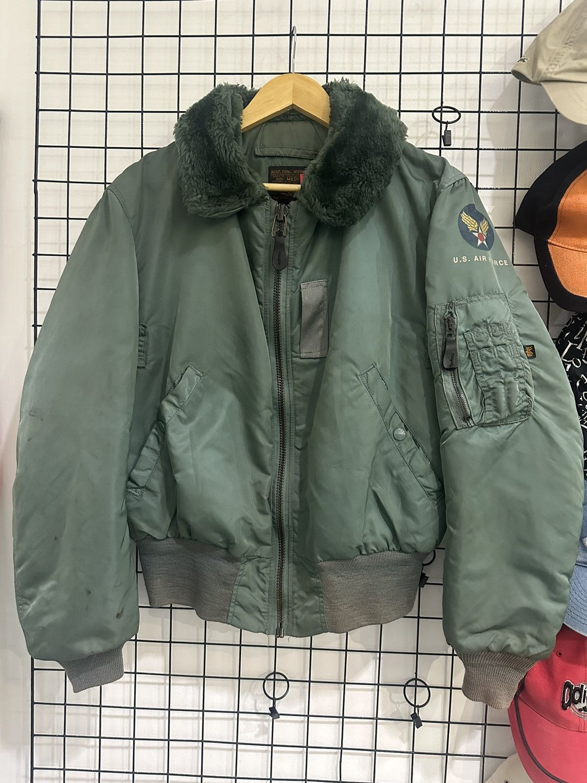 Alpha Industries × Vintage Vintage MA-1 Alpha Industries Bomber Jacket Size US M / EU 48-50 / 2 - 1 Thumbnail