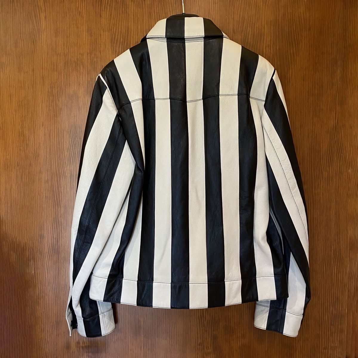 Saint Laurent Paris Saint Laurent Striped Leather Jacket Size US M / EU 48-50 / 2 - 5 Thumbnail