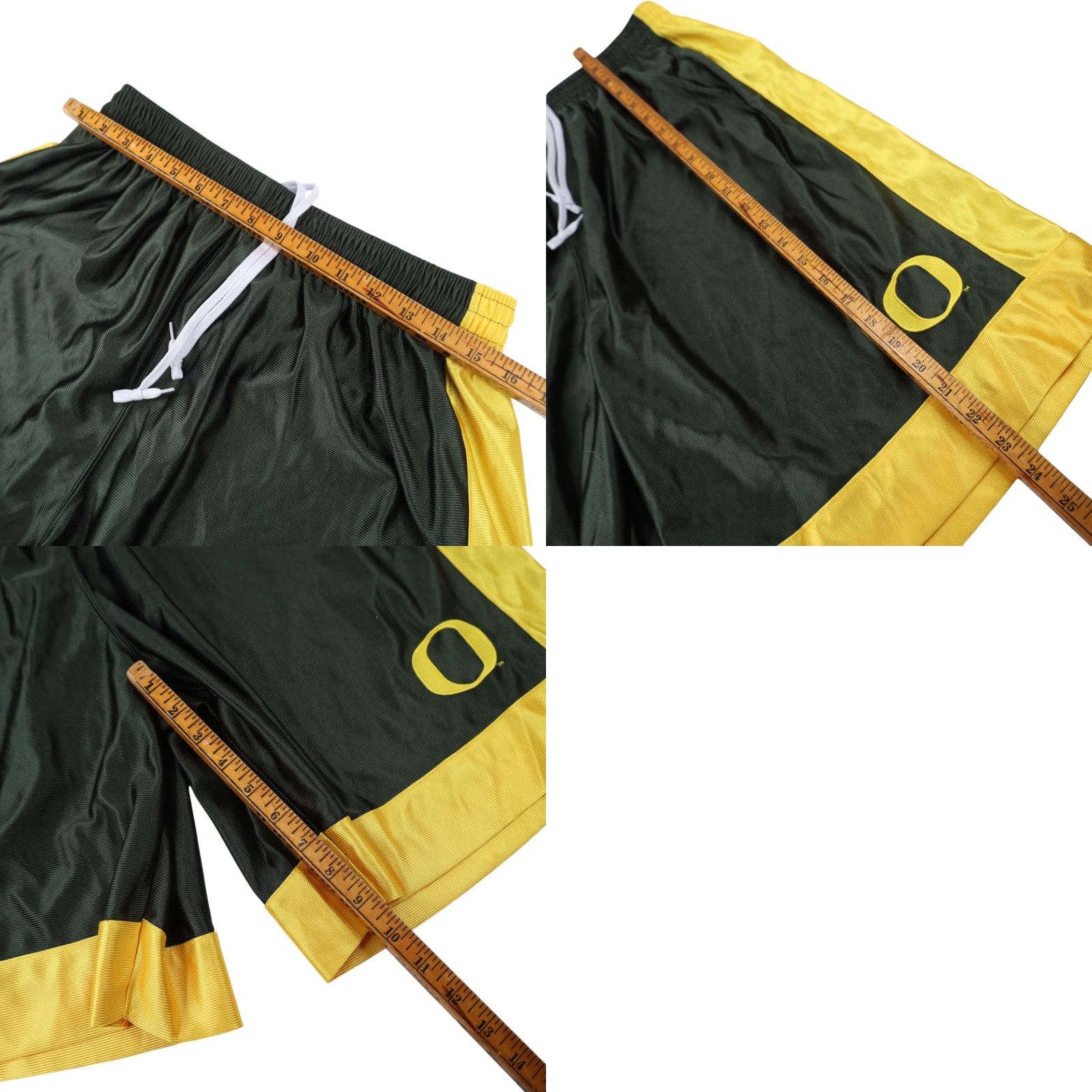Nike VINTAGE Nike University of Oregon Ducks Basketball Shorts Mens XL Green Size US 36 / EU 52 - 8 Thumbnail