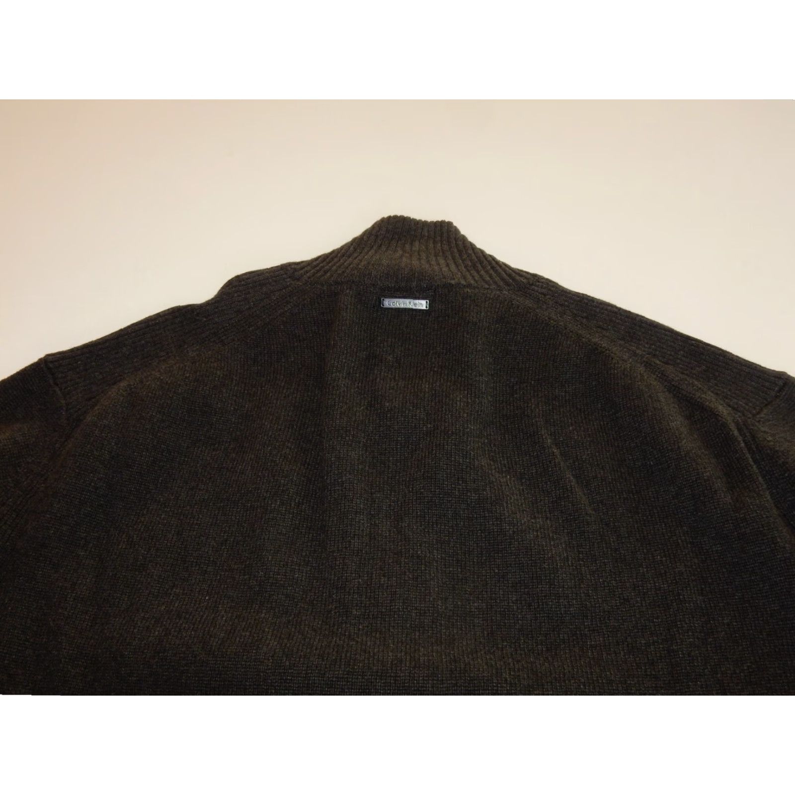 Calvin Klein CALVIN KLEIN Bomber Jacket Men XL Gray Cotton Regular Size US XL / EU 56 / 4 - 4 Thumbnail
