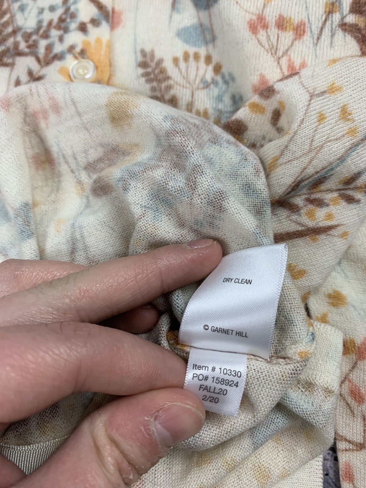 Other Designer Garnet Hill Flower Cardigan Button Up Size M Luxury Size M / US 6-8 / IT 42-44 - 6 Thumbnail
