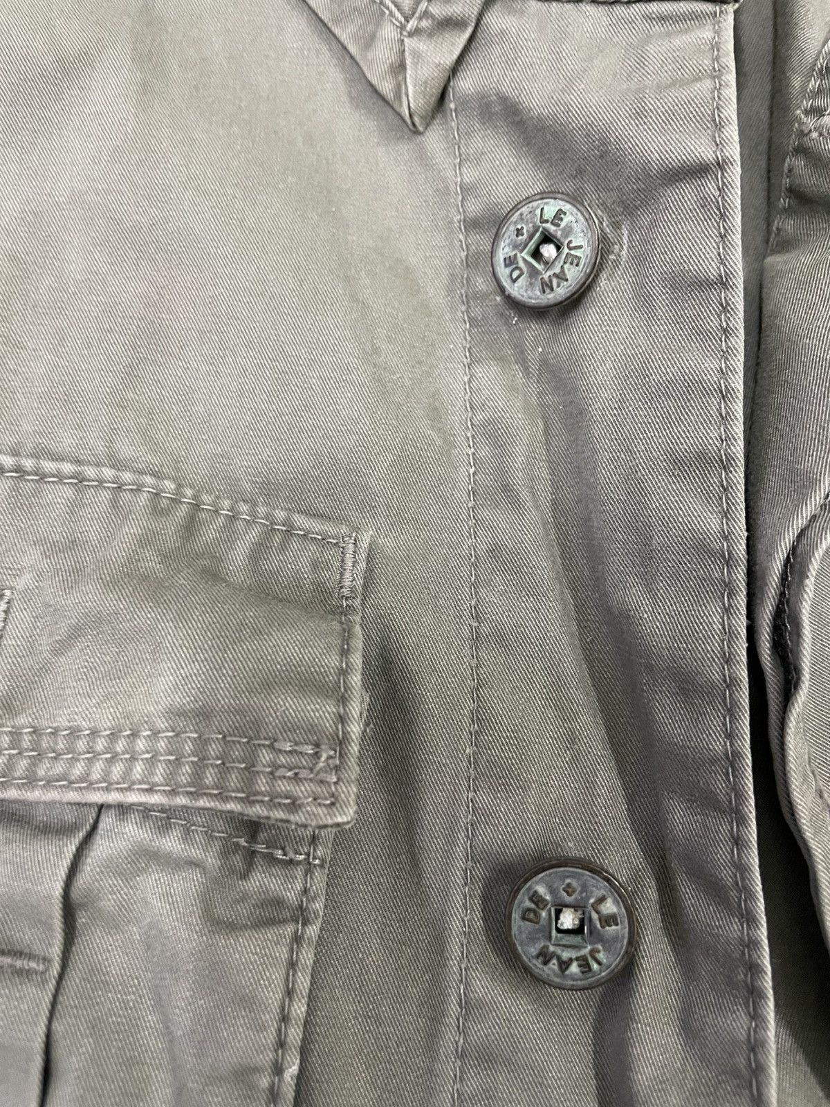 Marithe + Francois Girbaud × Vintage MFG Army Shirt Slim Fit Size US M / EU 48-50 / 2 - 5 Thumbnail
