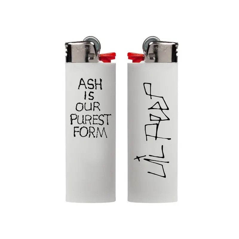 [RARE] Lil Peep “Ash Is Our Purest Form” White Bic Lighter