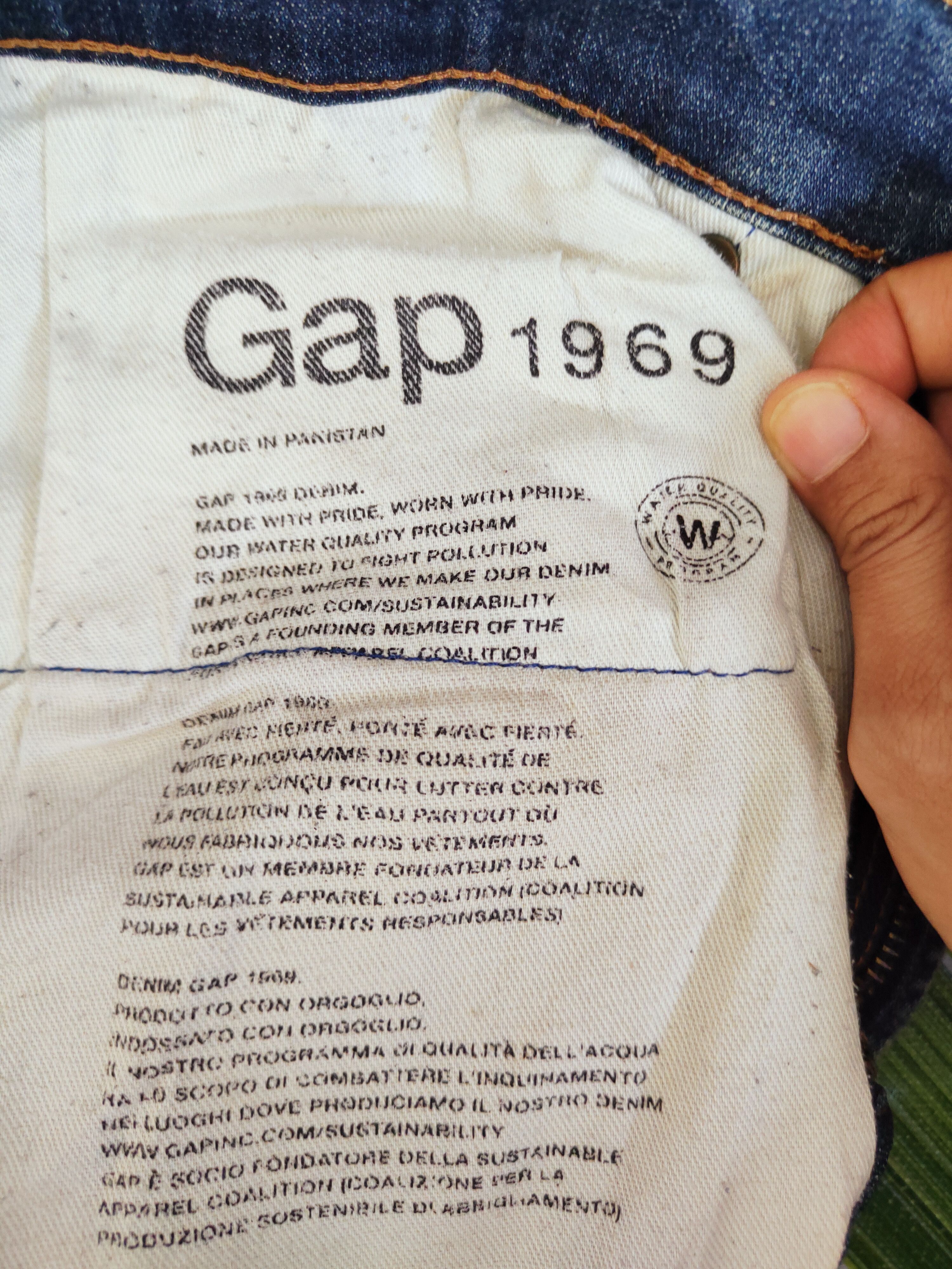 Gap Gap Dark Blue Distressed Ripped Jeans #S2693 Size US 32 / EU 48 - 15 Thumbnail