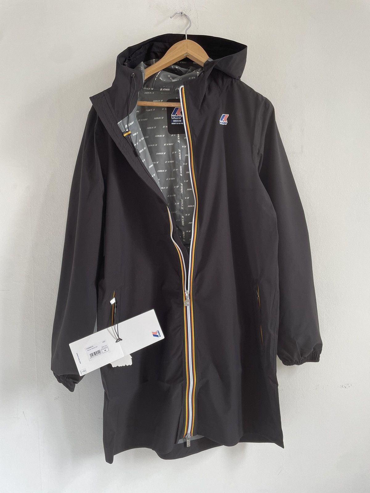 K-Way K-way parka waterproof model Thomas Size M Matte Black Size US S / EU 44-46 / 1 - 1 Thumbnail
