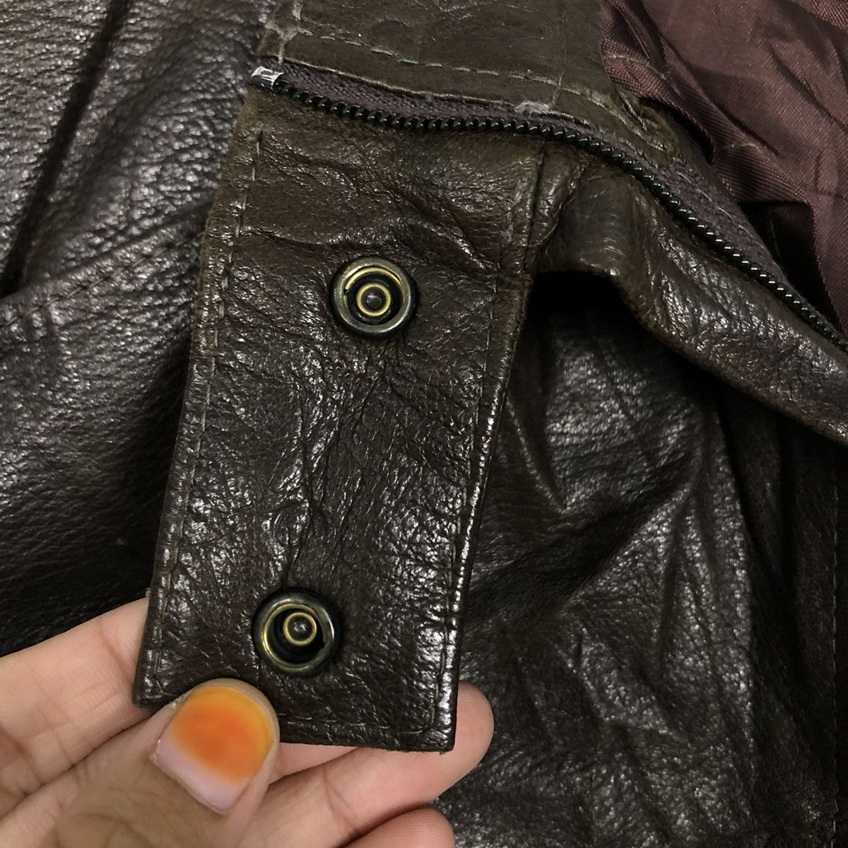 Japanese Brand 📌Vintage Biker Leather Pants Racing Maxima Issey Miyake Size US 26 / EU 42 - 16 Thumbnail