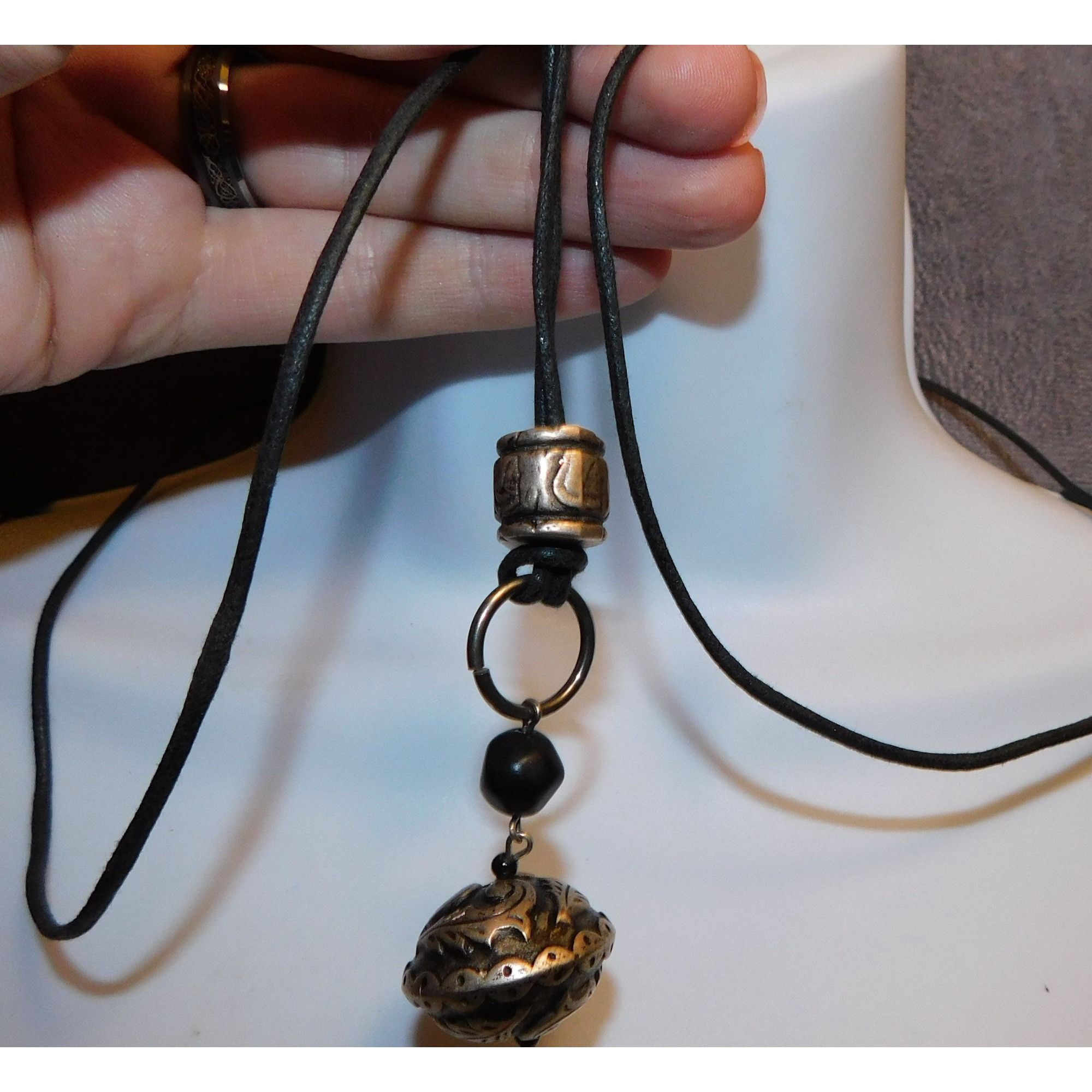 Other Oversized Brutalist Drop Pendant Necklace Size ONE SIZE - 1 Thumbnail