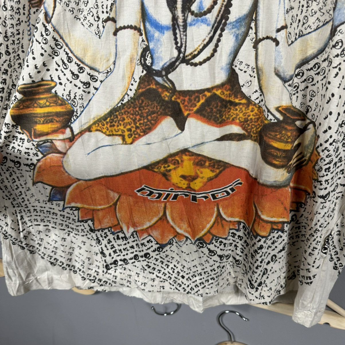 Vintage Vintage Mirror Buddha Overprint T-shirt Size US XL / EU 56 / 4 - 7 Thumbnail