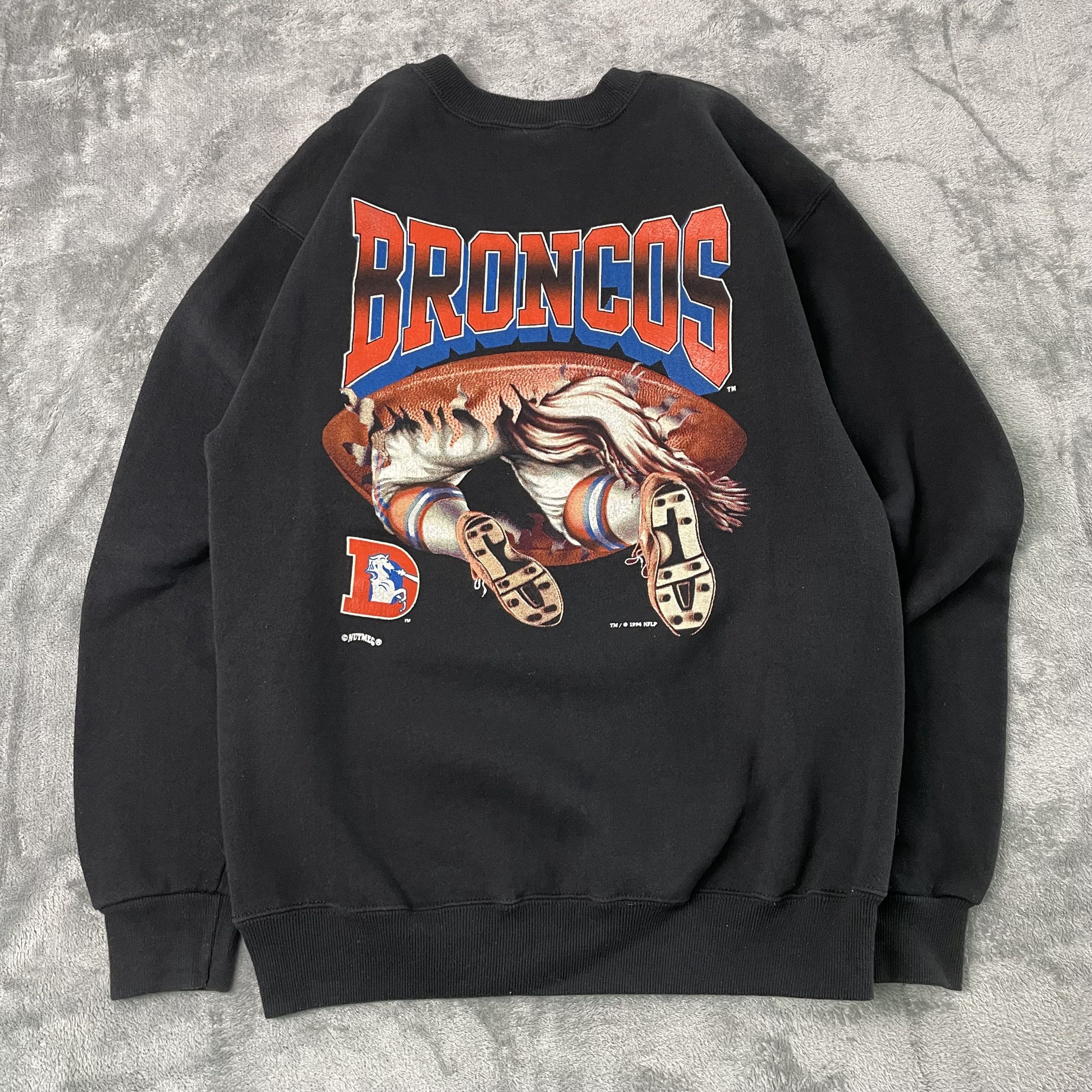 Vintage Vintage 1994 Denver Broncos Black NFL Crewneck Nutmeg Size US L / EU 52-54 / 3 - 5 Thumbnail