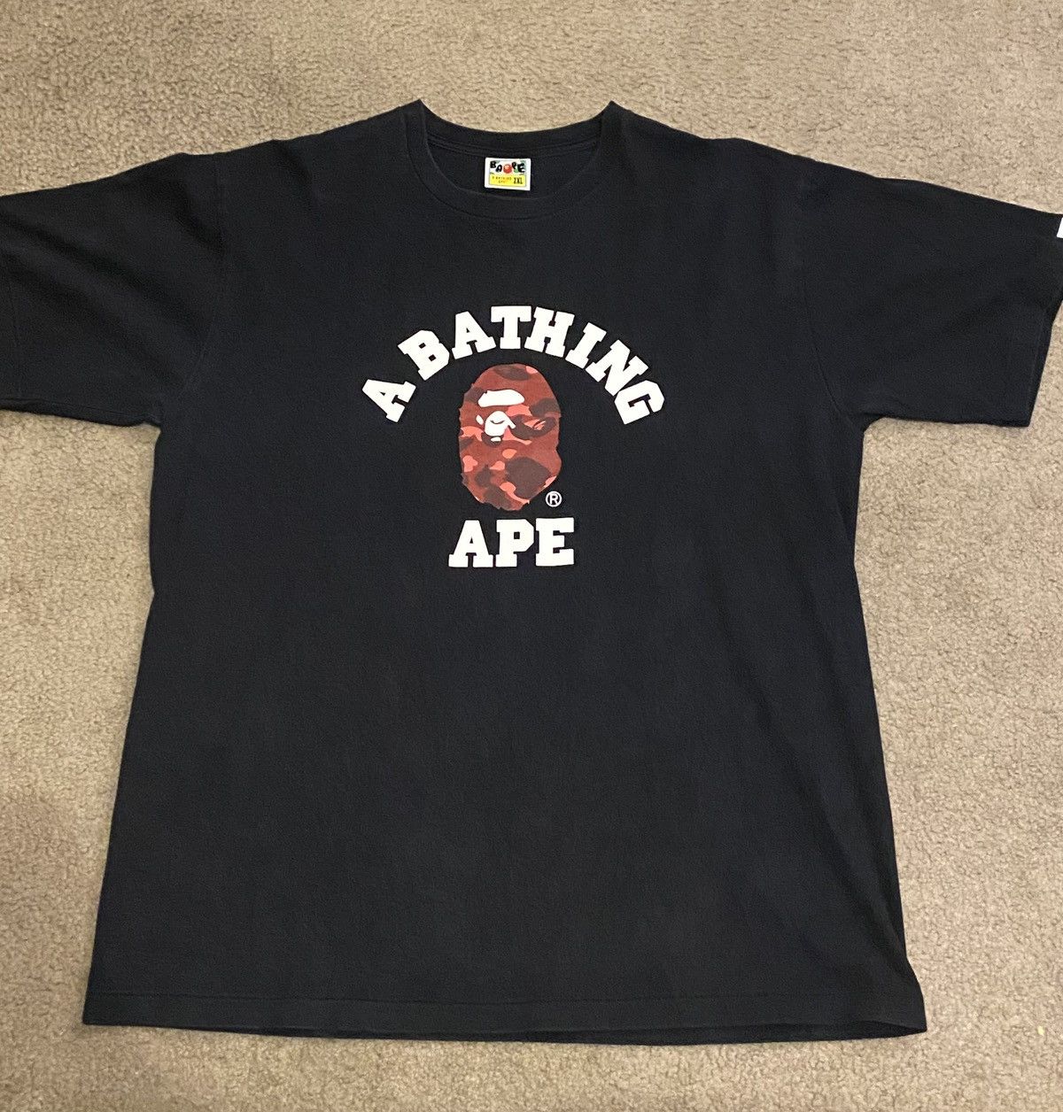 Bape Color Camo College Tee Size US XXL / EU 58 / 5 - 1 Thumbnail