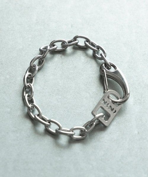 Number (N)ine NUMBER NINE LOGO PLATE HOLE CHAIN BRACELET Size ONE SIZE - 3 Thumbnail