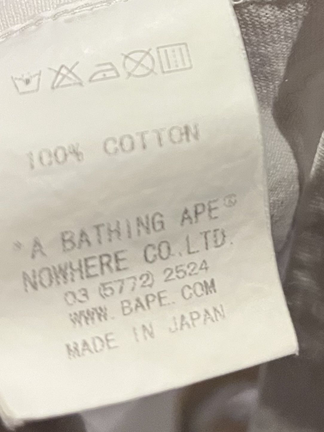 Bape Bape tee shirt Size US M / EU 48-50 / 2 - 5 Thumbnail