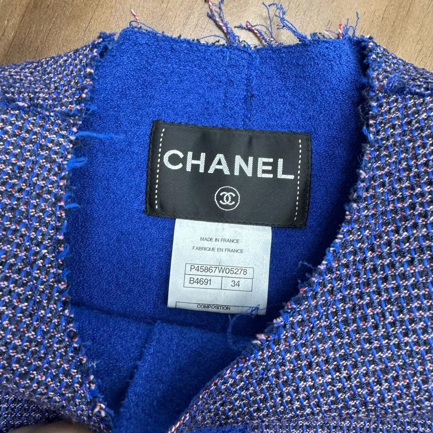 Chanel Chanel Purple Pearl-Buttoned Jacket 34 Size XS / US 0-2 / IT 36-38 - 4 Thumbnail