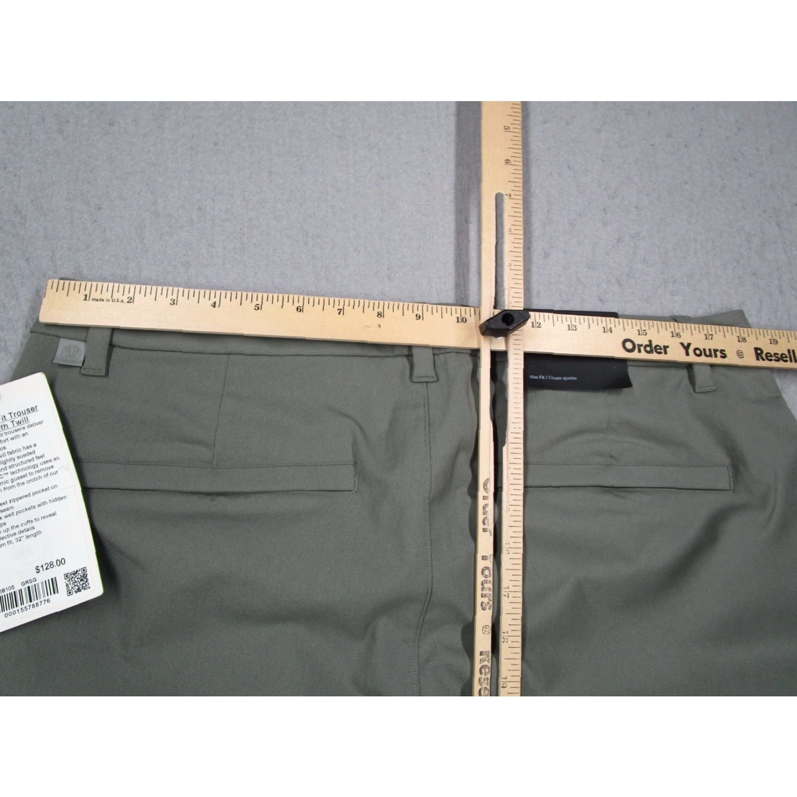 Lululemon Lululemon Pants Mens 36 Green ABC Slim Fit Smooth Twill Chino 5-Pocket Design Flat Front 31 Inseam Size US 36 / EU 52 - 6 Thumbnail