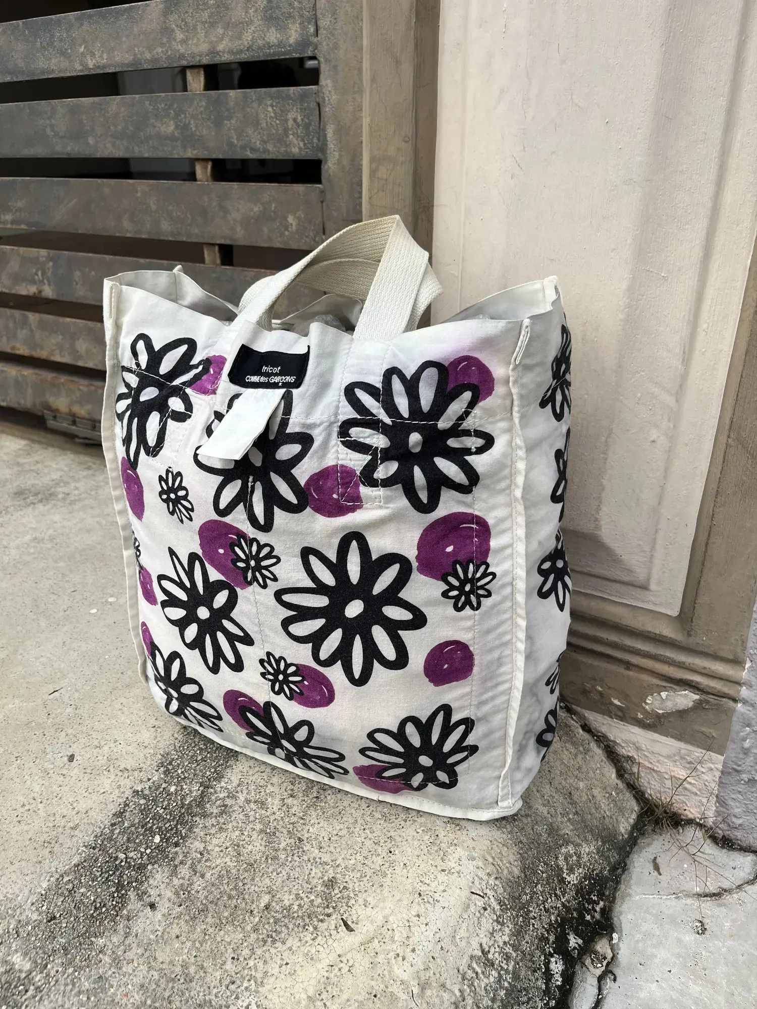 Comme des Garcons Homme Plus Comme Des Garcons Flora Tote Bag Size ONE SIZE - 1 Thumbnail