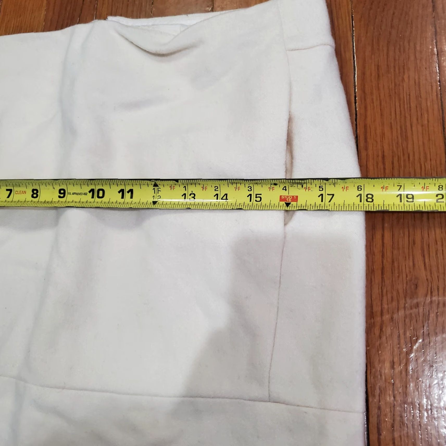 J.Crew J.Crew Skirt Womens 6 White Wool Blend Mini Pencil Lined Pockets Style 29992 Size 28" / US 6 / IT 42 - 7 Thumbnail