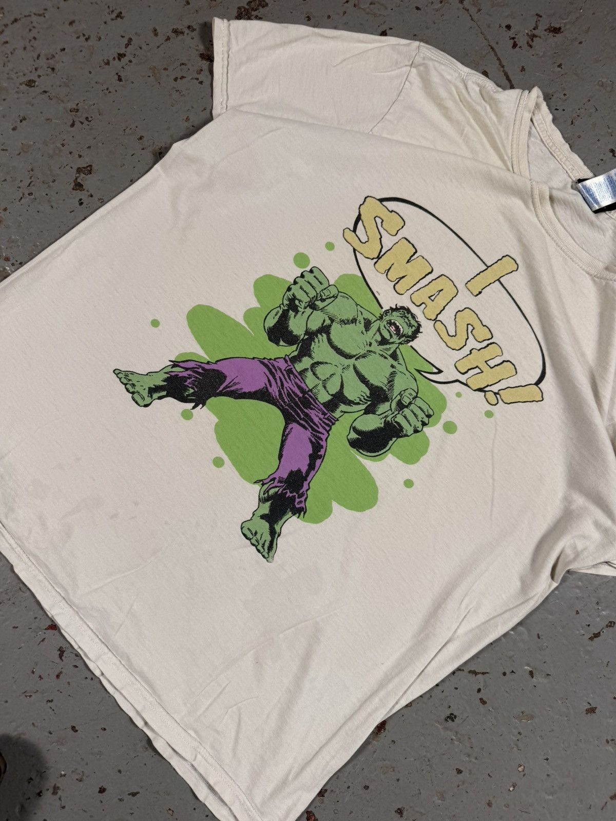 Vintage Vintage Thrashed Incredible Hulk Marvel Tee Size US M / EU 48-50 / 2 - 4 Thumbnail