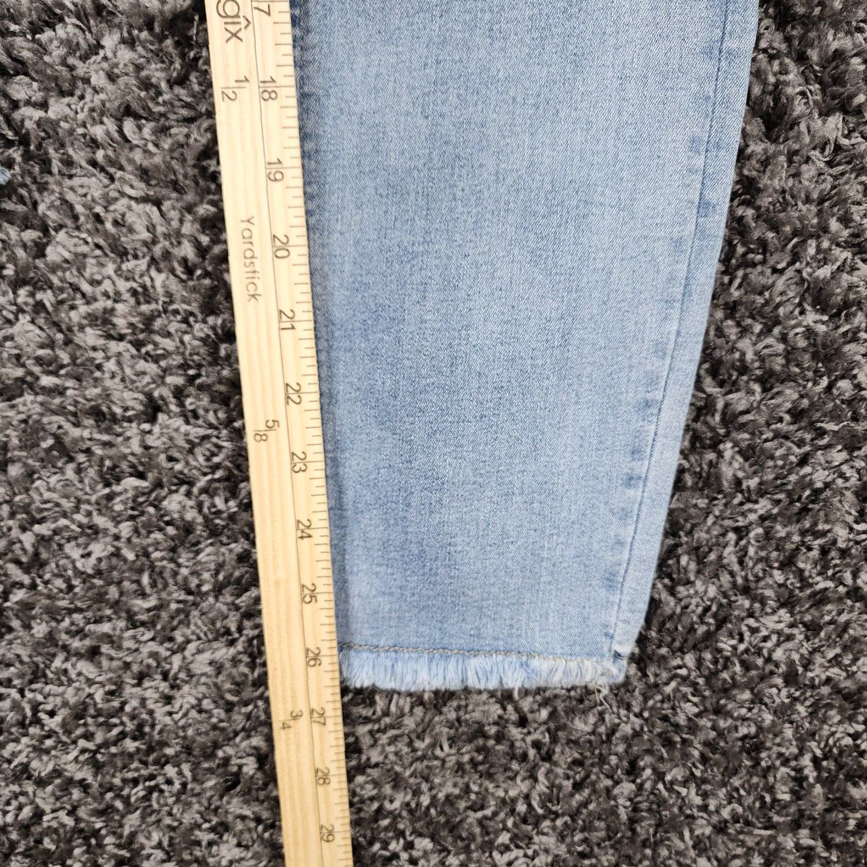 Buffalo David Bitton BUFFALO DAVID BITTON Jess Distressed Skinny Jeans Women Size 6 Blue Size 28" / US 6 / IT 42 - 6 Thumbnail