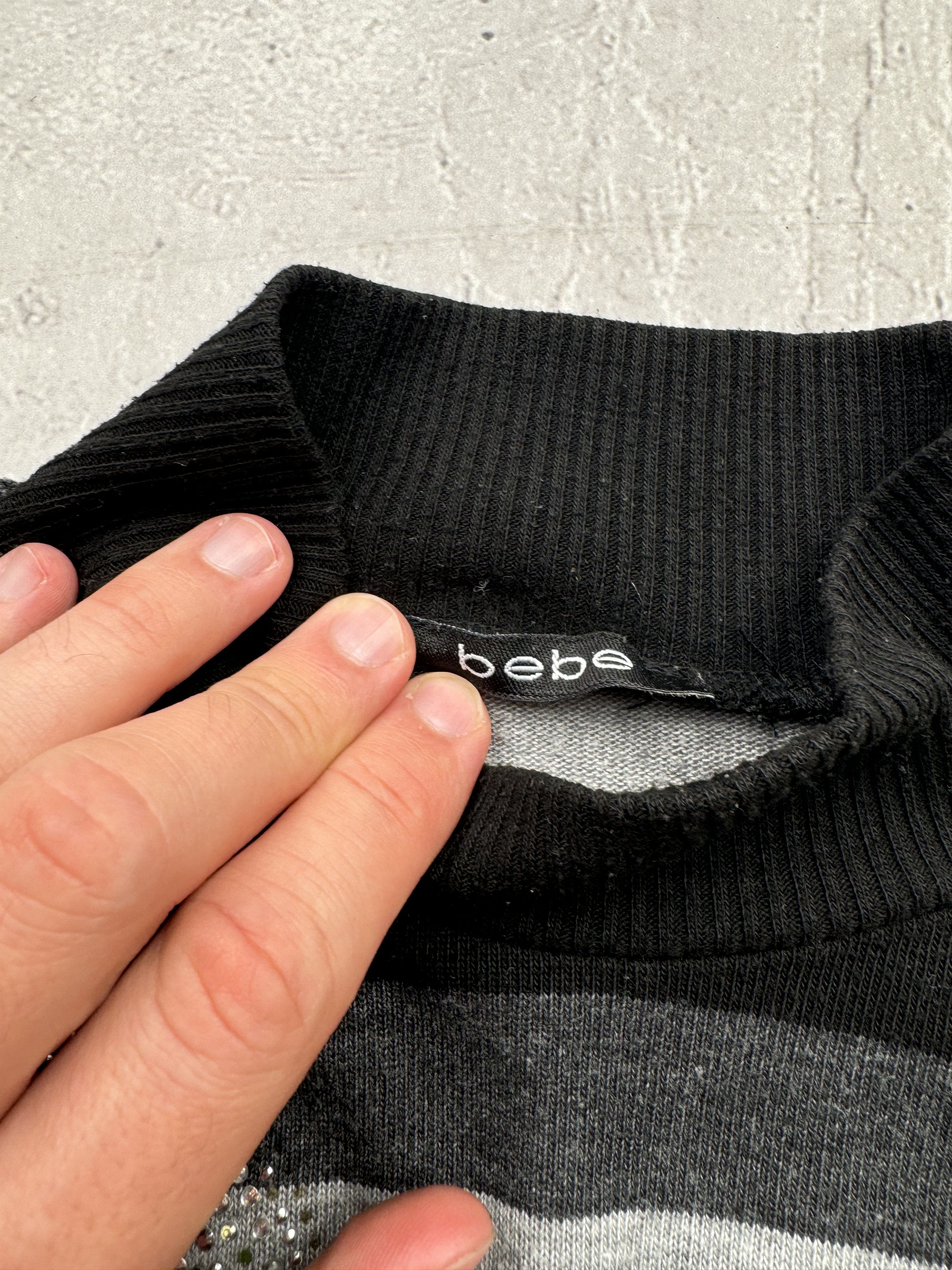 Bebe × Japanese Brand × Vintage Bebe Vintage Striped Long Sleeve Size S / US 4 / IT 40 - 4 Thumbnail