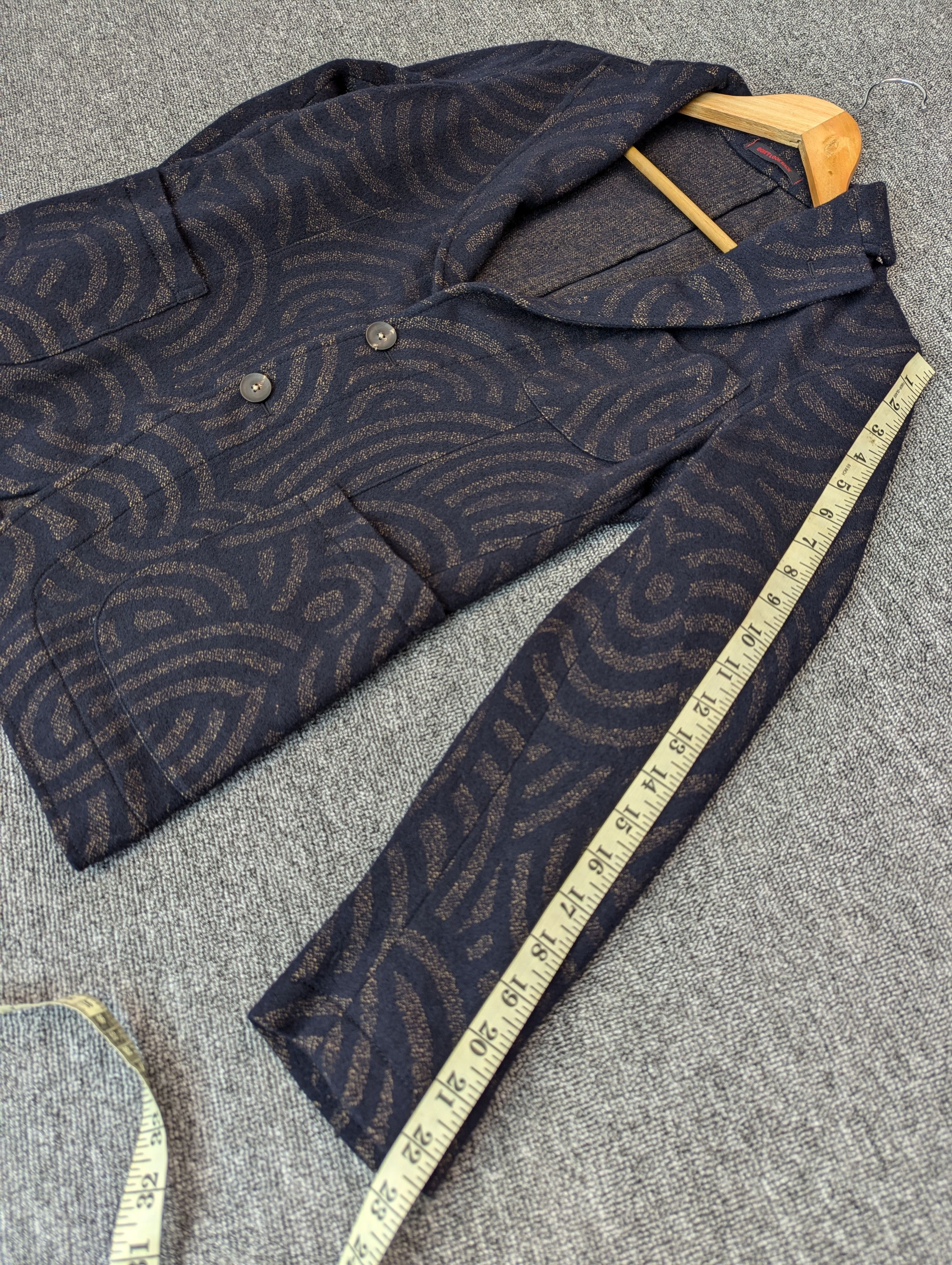 Designer × THE GIGI Vintage The GiGi Patterned Style Blazer Jacket Size 48 Size XL / US 12-14 / IT 48-50 - 15 Thumbnail