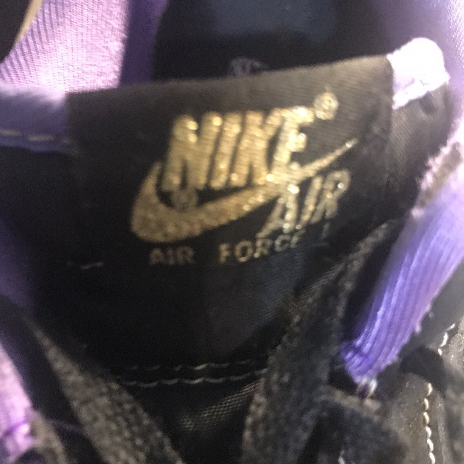 Nike Size 12 - Nike Air Force 1 '07 LV8 EMB Low Champ - Lakers Size US 12 / EU 45 - 6 Thumbnail