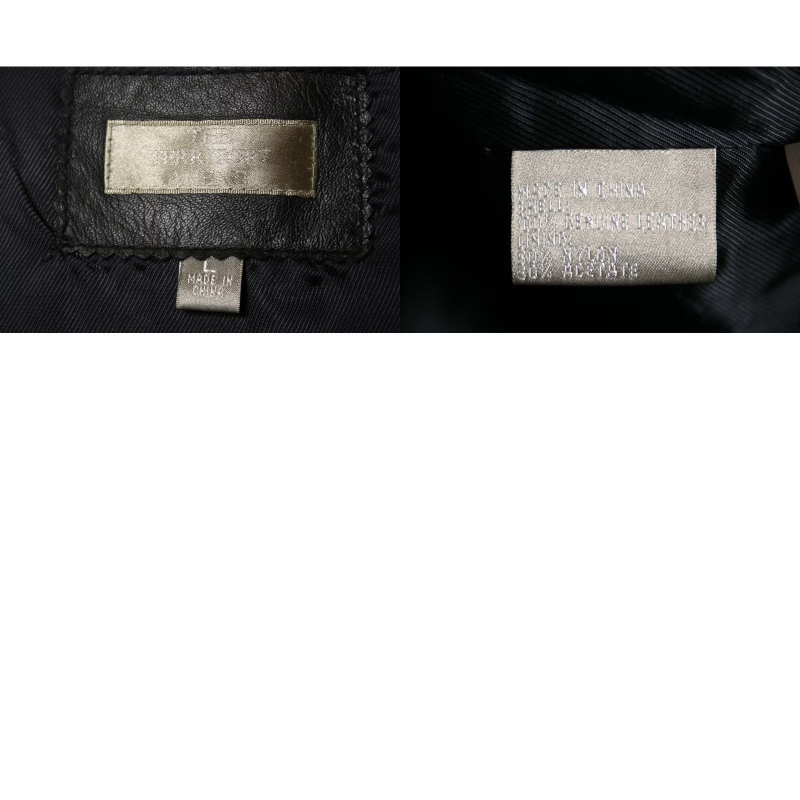 The Territory Ahead VINTAGE Territory Ahead Black Leather Cafe Racer Moto Bomber Jacket Womens Sz. L Size L / US 10 / IT 46 - 8 Thumbnail