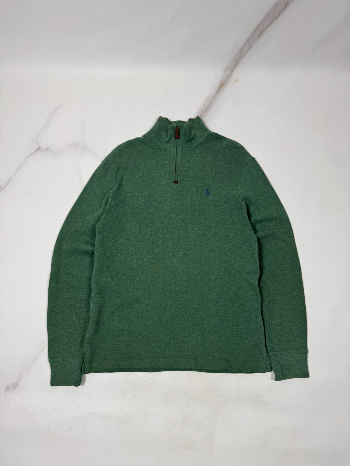 Polo Ralph Lauren Vintage Polo Ralph Lauren Quarter Zip Sweater Size US S / EU 44-46 / 1 - 1 Thumbnail