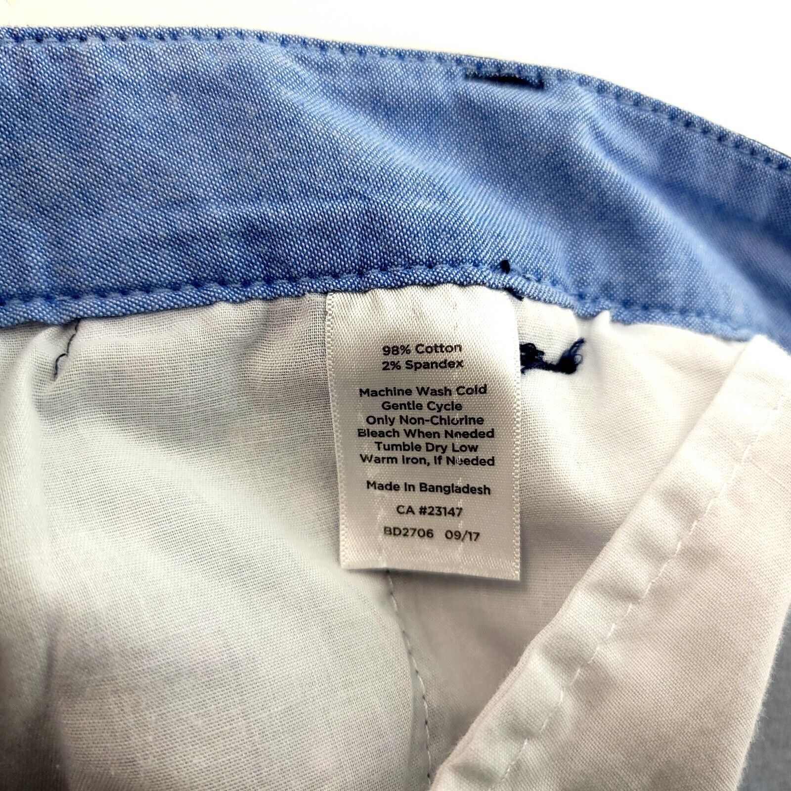Talbots Talbots The Weekend Chino Blue Pink Polka Dot High Rise Pant Size 38" / US 16 / IT 52 - 6 Thumbnail
