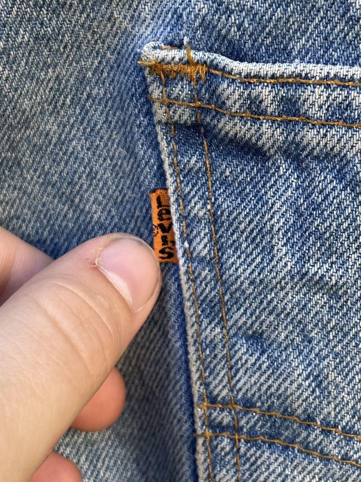 Levi's Levi’s Strauss Orange Tab 520 Jeans Tag 38x30 Size US 38 / EU 54 - 6 Thumbnail