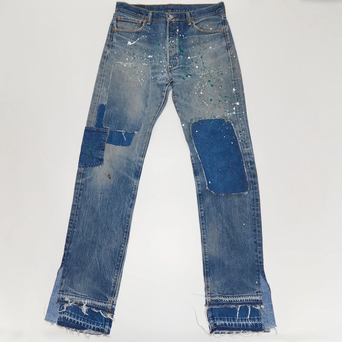 Other BREXX PAINT SPLATTER KNEE HOLE DENIM Size US 36 / EU 52 - 1 Thumbnail
