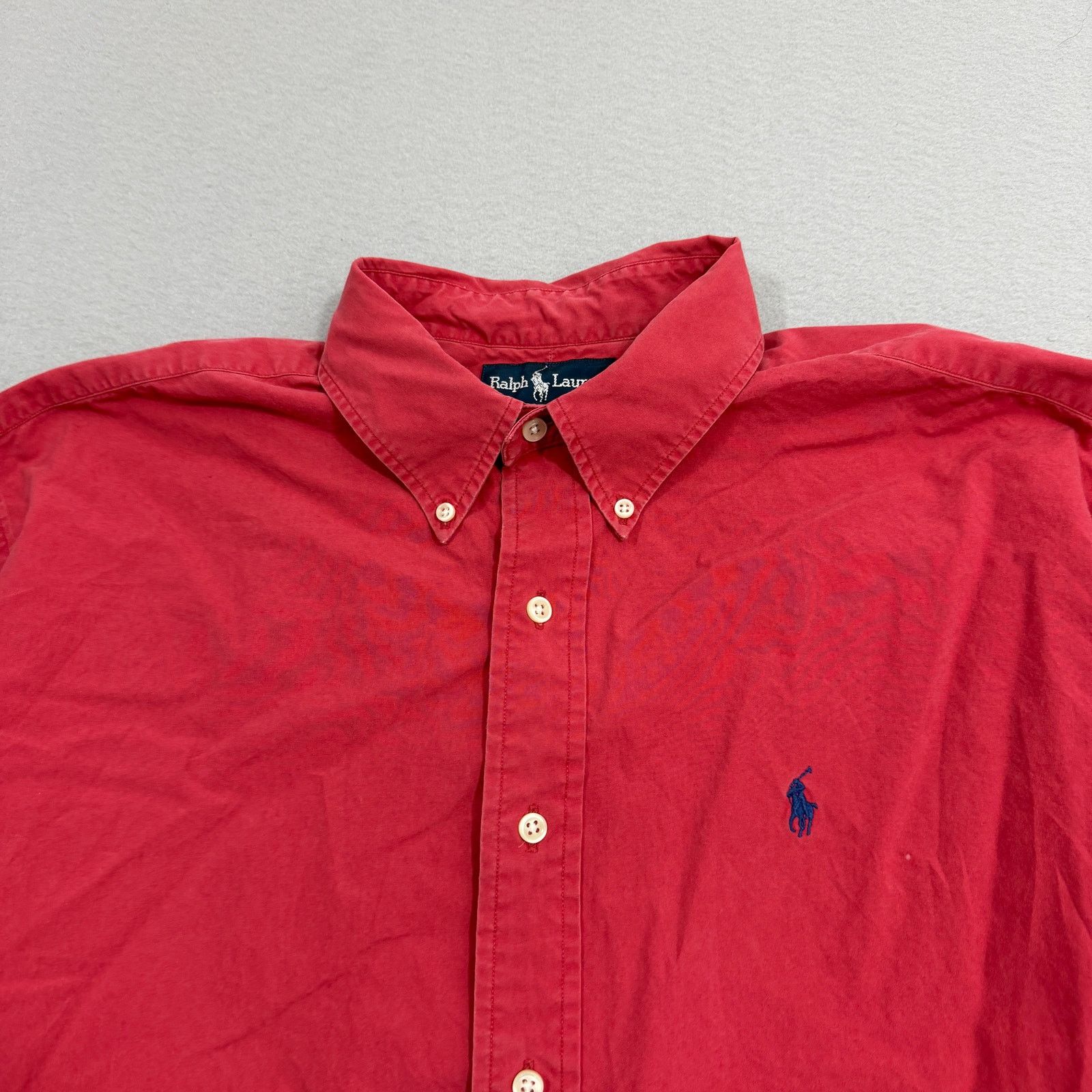 Polo Ralph Lauren Vintage Polo Ralph Lauren Blake Short Sleeve Button Shirt XL Size US XL / EU 56 / 4 - 3 Thumbnail